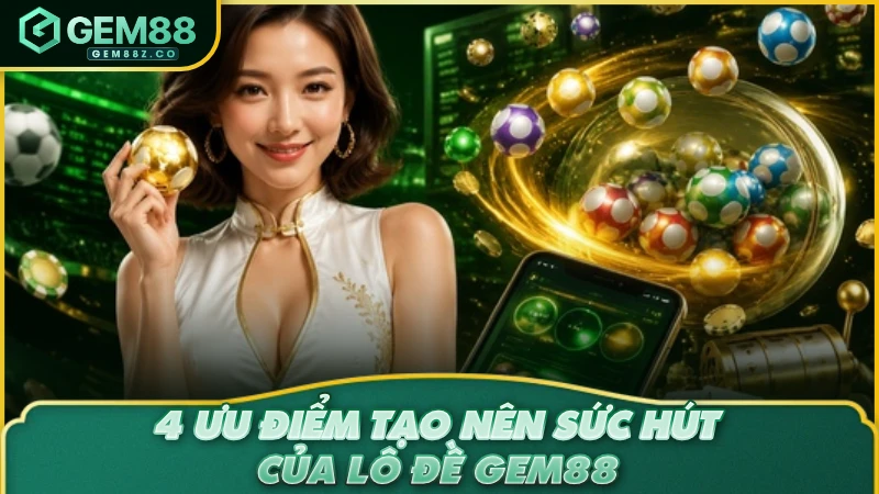 4 ưu điểm tạo nên sức hút của lô đề GEM88