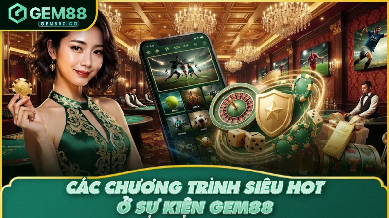 Các chương trình siêu hot ở sự kiện GEM88