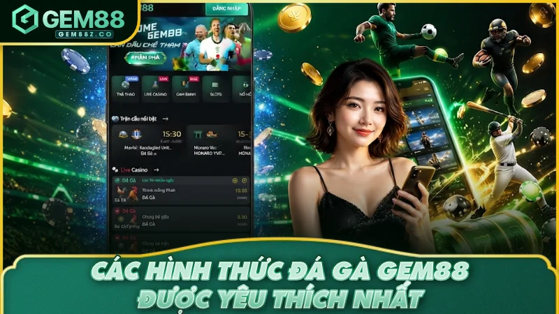 Các hình thức đá gà GEM88 được yêu thích nhất