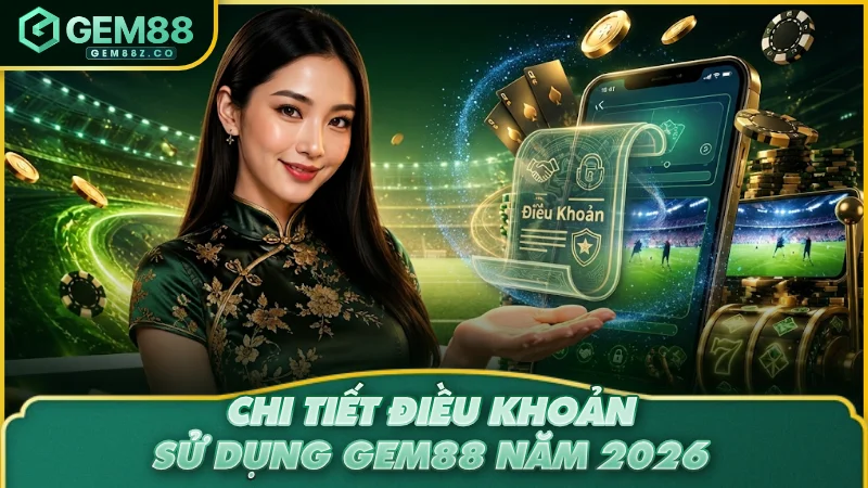 Chi tiết điều khoản sử dụng GEM88 năm 2026