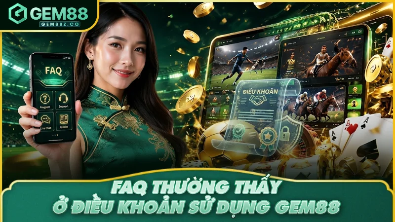 FAQ thường thấy ở điều khoản sử dụng GEM88