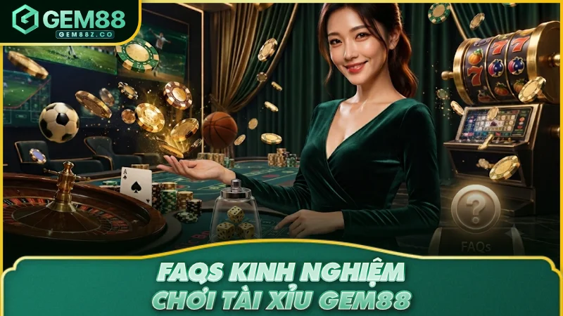 FAQs kinh nghiệm chơi tài xỉu GEM88