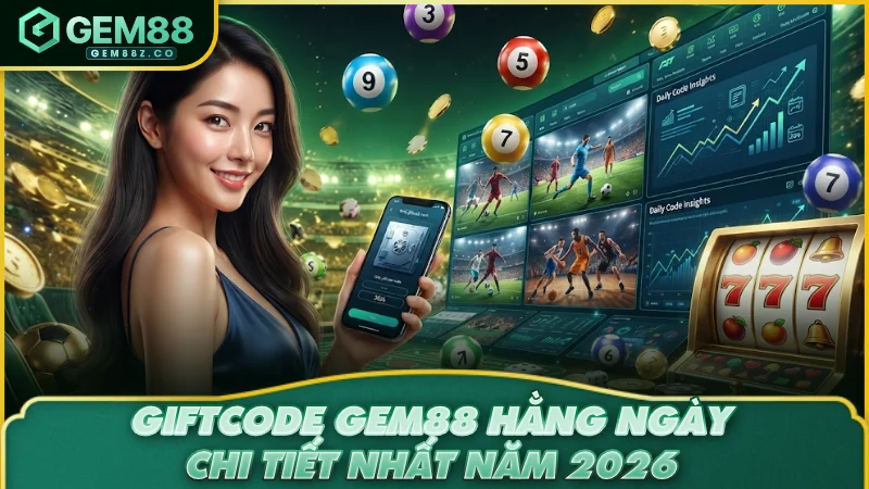 Giftcode GEM88 hằng ngày chi tiết nhất năm 2026
