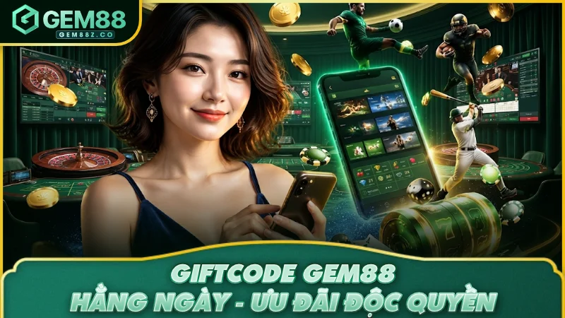 Giftcode GEM88 Hằng Ngày - ưu đãi độc quyền