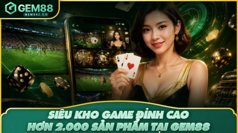 Siêu kho game đỉnh cao hơn 2.000 sản phẩm tại GEM88
