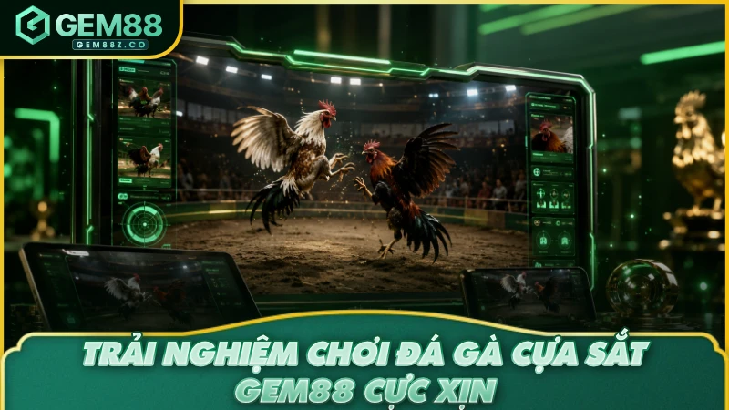 Đá Gà Cựa Sắt GEM88 – Chọi Kê Kịch Tính, Chiến Thuật Cực Đỉnh